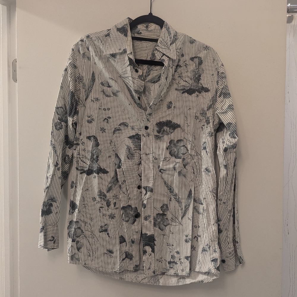 Floral Striped Shirt